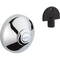 GROHE Unterputz-Ventil Oberbau 19842, für UP-Ventile, 1/2'', 3/4'', 1'', Höhe 40 mm, chrom