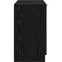 vidaXL Badezimmerschrank Schwarz Eichen-Optik 64,5 x 33,5 x 59 cm