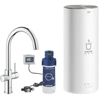 GROHE Red Duo, Standard, Chrom, Hebelgriffe, Einzelbild, Typ C, Keramik