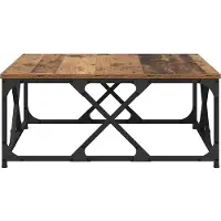 vidaXL Couchtisch Altholz 70 x 70 x 30 cm Holzwerkstoff