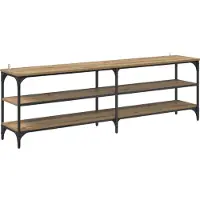 vidaXL TV-Schränk Artisan-Eiche 160 x 30 x 50 cm Verbundholz und Eisen