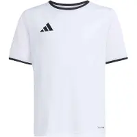 Adidas Unisex Kinder Entrada26 Jersey Kids Shirt, White/Black, 9-10 Years