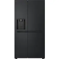 LG GSLC40EPPE Side-by-Side Kühlkombination Freistehend 638 l Schwarz