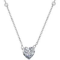 Beneto Silver necklace with heart AGS1134 / 47 (L)