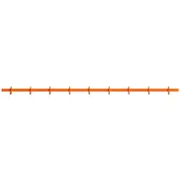 String - Relief Hakenleiste, groß, 123 cm, orange