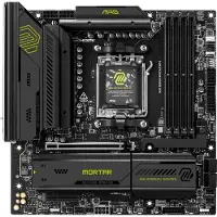 MSI MAG B850M MORTAR WIFI, AMD, Sockel AM5, AMD Ryzen 7000 Series, AMD Ryzen 8000 Series, AMD Ryzen 9000 Series, Sockel AM5, DDR5-SDRAM, 256 GB
