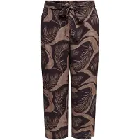 ONLY Carmakoma Hose in Schwarz/ Hellbraun - 54