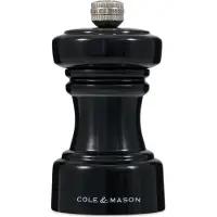 Cole & Mason Hoxton Buche schwarz glänzend Pfeffermühle 10,4 cm