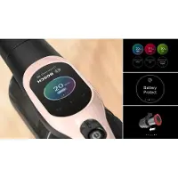 Bosch BBS1041RBA, 2-in-1-Stabstaubsauger, Schwarz, Pink, Trocken, HEPA, Hygienefilter, Filterung, Glatter Boden, Teppich, Harter Boden, Soft floor, Treppenstufen, Polsterung, Holzboden