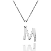 Hot Diamonds Diamant Buchstaben Halskette M
