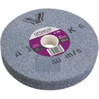 Optimum Normalkorund-Schleifscheibe Ø 175 x 25 Ø 32 mm, K80