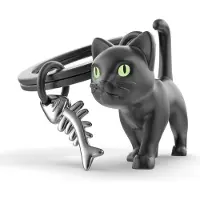 Metalmorphose Schlüsselanhänger Black Cat