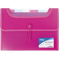 Strigo A4-Ordner mit 6 V-Ordner-Trennblättern, rosa