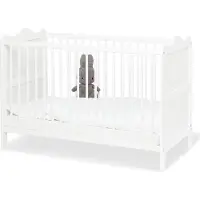 Pinolino Florentina Kinderbett – Mitwachsend – 60 x 120 cm – 3-fach höhenverstellbar