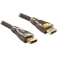 DeLOCK - DisplayPort-Kabel - DisplayPort (M) zu DisplayPort (M) - 2 m - Anthrazit