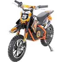 Actionbikes Motors Kinder Enduro Elektro Crossbike | 500 Watt - Bis 24 km/h - Motocross - Pocketbike - Cross Bike - Motorrad - Dirt Bike (Orange)