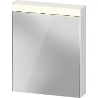 Duravit Lumière et miroirs Better Armoire de toilette avec éclairage, 1 porte à miroir, charnière à droite