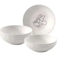 Villeroy & Boch Dessertschale Manufacture Rock Mickey Mouse Blanc 120ml (6er Set)
