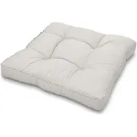 Beautissu Lounge Kissen Outdoor Hellgrau XLuna, 50x50cm