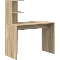 vidaXL Schreibtisch Sonoma-Eiche 133,5 x 50 x 124 cm 2 stk.