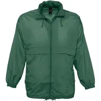 Sols Unisex Surf Windbreaker / Jacke, besonders leicht (Tannengrün)
