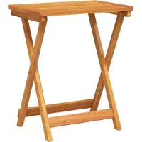 Syfax Gartentisch Klappbar 50x36x60 cm Massivholz Akazie