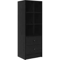 vidaXL Highboard Schwarz Eichen-Optik 45,5 x 34 x 127 cm