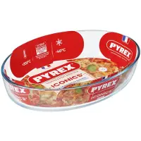 Pyrex Auflaufform Iconic's Oval Transparent 2,2 L