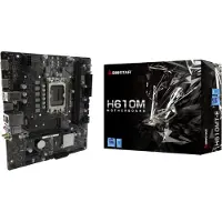 Biostar H610MT-E, Intel, LGA 1700, Intel Celeron, Intel Core i3 12th Gen, Intel Core i3 13th Gen, Intel Core i5 12th Gen, Intel..., DDR4-SDRAM, 64 GB, DIMM