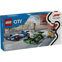 LEGO City F1 Startaufstellung mit VCARB & Sauber Rennautos, Bausatz, 6 Jahr(e), Kunststoff, 313 Stück(e), 490 g