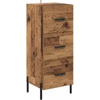 vidaXL Sideboard Altholz 34 x 34,5 x 90 cm Holzwerkstoff