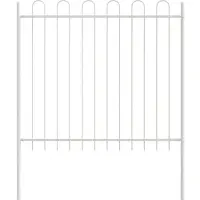 vidaXL Gartenzaun BOXTEL Weiß