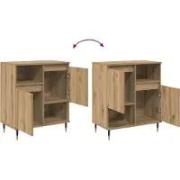 vidaXL Sideboards 2 Stk. Artisan-Eiche