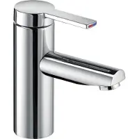 Keuco Waschtisch-Einhebelmischer 90 Plan blue A 107mm, o. Abl-Garnitur, alu./finish