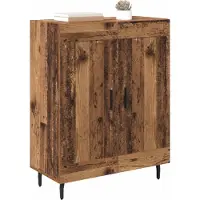 vidaXL Sideboard Altholz 69,5 x 34 x 90 cm Verbundholz und Eisen