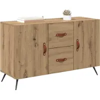 vidaXL Sideboard Artisan-Eiche 100 x 36 x 60 cm Holzwerkstoff