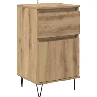 vidaXL Sideboard Artisan-Eiche 35 x 40 x 70 cm Holzwerkstoff
