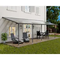 Canopia Terrassendach "Sierra Alu Terrassenüberdachung", einfache DIY Montage