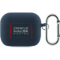 CG Mobile Hülle Case AirPods Pro 3 Oracle Red Bull Silikon blau Logo Karabniner