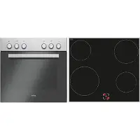 Amica EHC 933 021 E, Keramik, 4 Zone(n), Glaskeramik, Schwarz, Berührung, 57,5 cm