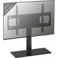 VCM TV Standfuß Aufsatz Erhöhung | 32-70 Zoll bis 30 kg | VESA max. 600x400 | Fernseh Ständer aus hochwertigem Stahl | Maße ca. H. 67 x B. 66 x T. 25 cm | Fernsehstand B-TTS-600
