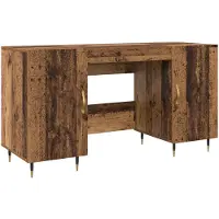 vidaXL Schreibtisch Altholz Holzwerkstoff 140 x 50 x 75 cm
