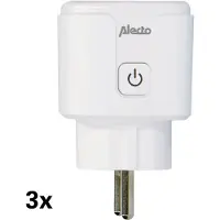 Ginza.se SMART-PLUG10 3 - Smart WLAN Steckdose 16A 3680W - 3 Stück - Weiß