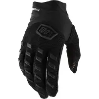 100% Gloves 100% AIRMATIC Glove black charcoal size. L (hand length 193-200 mm) (NEW)