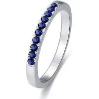 Beneto Silver ring with zircons AGG327 - Circuit: 60 mm (L)