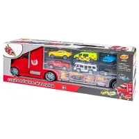 Anek LKW-Koffer mit 5 Autos und einem Hubschrauber von Smily Play
