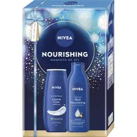 Nivea Nourishing Moments Of Joy Cream Care Shower Gel 250ml Rich Nourishing Body Milk 250ml
