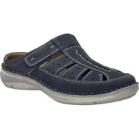 Josef seibel NEW ANVERS 76 Herren Pantolette - bequeme Pantoletten blau NEU