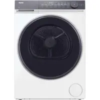 Haier HD100-C367U1, Freistehend, Frontlader, Wärmepumpe, Weiß, Drehregler, Glastür