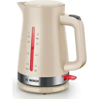 Bosch MyMoment, 1,7 l, 2400 W, Cremefarben, Kunststoff, Wasserstandsanzeige, Drahtlos